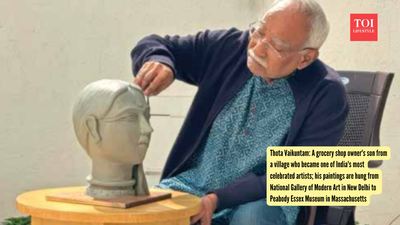 Thota Vaikuntam: A grocery shop owner’s son from a village who became one of India’s most celebrated artists; his paintings are hung from National Gallery of Modern Art in New Delhi to Peabody Essex Museum in Massachusetts
