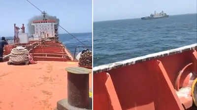 24 Indian seafarers seek urgent help after vessel reportedly attacked off Oman coast | India News