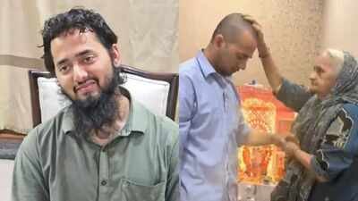 Ayush Malik: Bizman’s son Ayush Malik, who became Mohammad Ali, returns to Hinduism; performs puja at family home | Meerut News