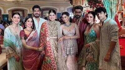 Inside Anshula Kapoor and Rohan Thakkar’s pre-wedding festivities: Shanaya, Arjun, Janhvi and Khushi join family celebrations | Hindi Movie News
