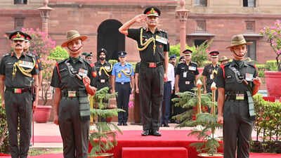 ‘Wars will be more joint, theatre-oriented in future’, says Gen Dwivedi as he hands over command of Army to Gen Dhiraj Seth | India News