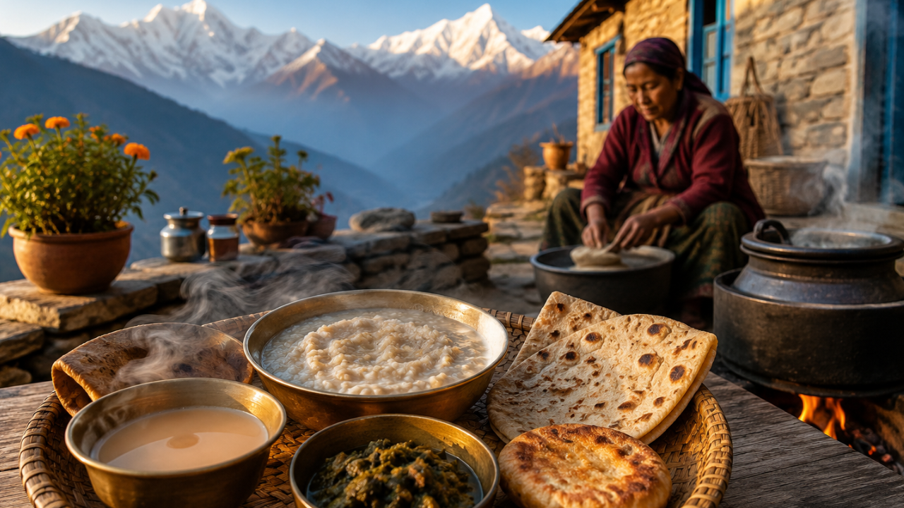 What Himalayan villagers eat for breakfast