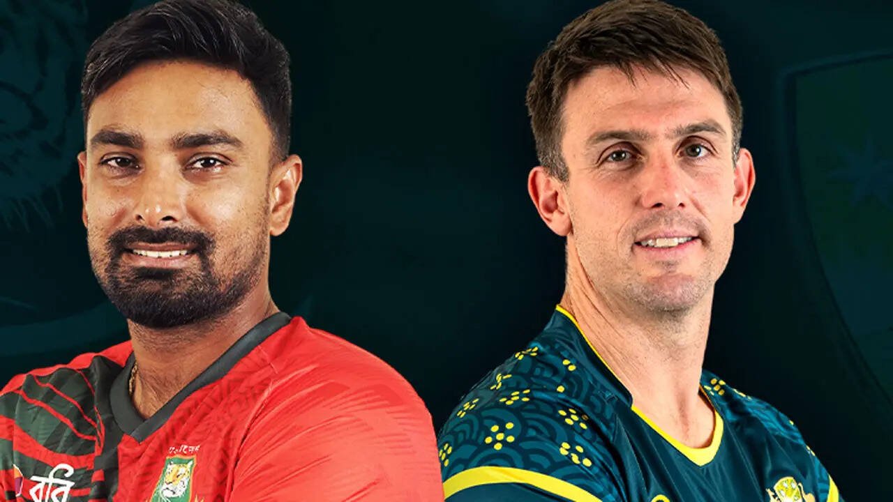 Bangladesh 0/0 in 0.0 Overs | Bangladesh vs Australia 1st T20I Live Score