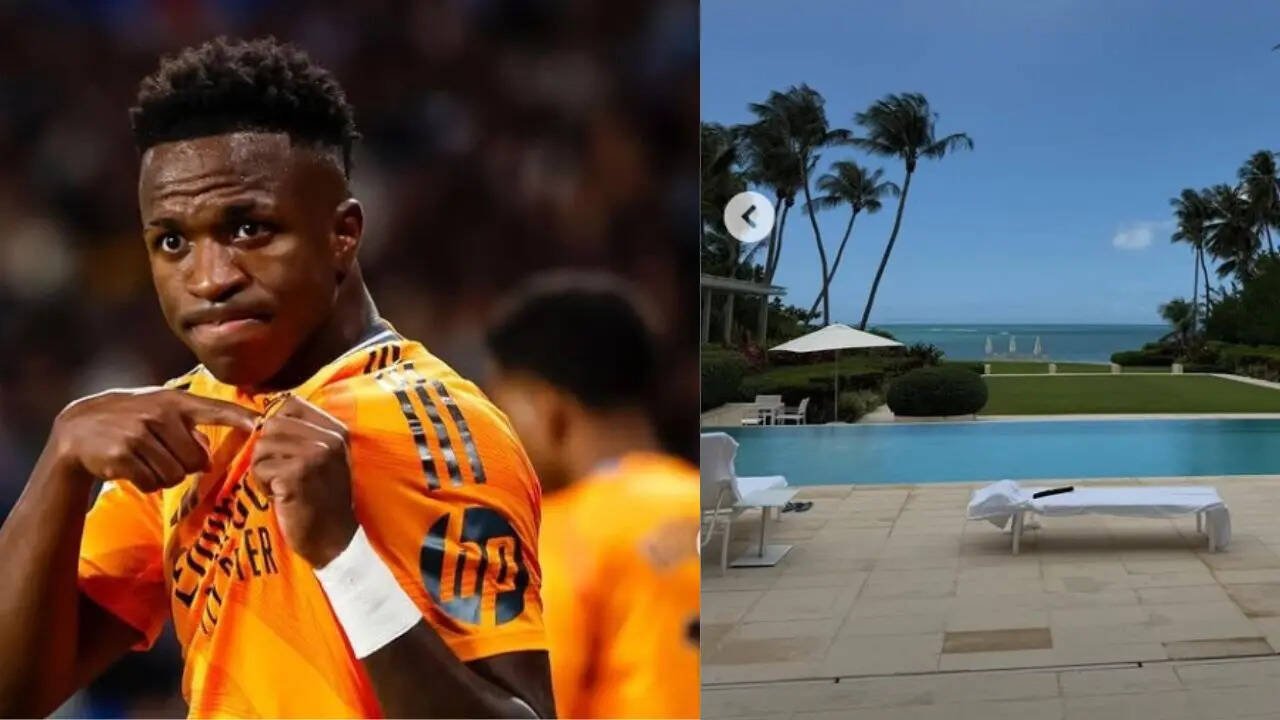 Real Madrid star Vinícius Júnior’s ₹64 crore-worth mansion is packed with a private cinema, two swimming pools and a football trophy cabinet