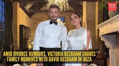 Amid divorce rumours, Victoria Beckham shares family moments with David Beckham in Ibiza |