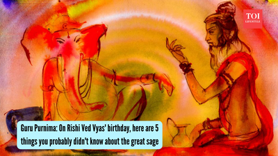 Guru Purnima: On Rishi Ved Vyas’ birthday, here are 5 things you probably didn’t know about the great sage