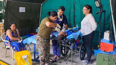 Indian Army’s field hospital saves elderly woman rescued from rubble in quake-hit Venezuela | India News