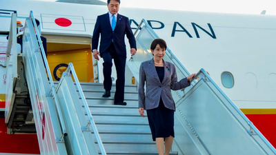 Japanese PM Sanae Takaichi arrives in India for three-day official visit | India News