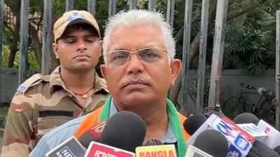 ‘TMC’s internal matter’: TMC leader Dilip Ghosh on rebel faction’s takeover of party headquarters | India News