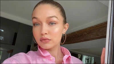 Gigi Hadid stuns in sparkling all-pink vintage gown for bridesmaid duties at Taylor Swift and Travis Kelce’s Madison Square Garden wedding |