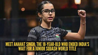 Meet Anahat Singh, the Gen Z star who created history for India with a world squash title |