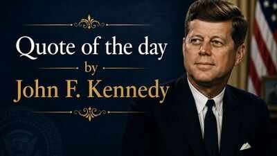 Quote of the day by John F. Kennedy: “My fellow Americans, ask not what your country can do for you—ask what you can do for your country.” | World News