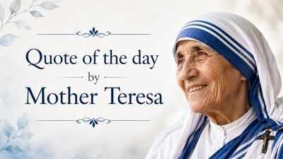 Quote of the day by Mother Teresa: “In this life we cannot do great things. We can only do small things with great love” – lessons on humility, everyday kindness and why the little acts matter most | World News