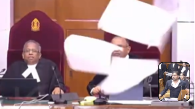 ‘I order you to order …’ : High drama in SC as petitioner uses cuss words for CJI, throws papers | India News