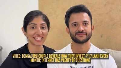 Video: Bengaluru couple reveals how they invest ₹1.7 lakh every month; internet has plenty of questions |